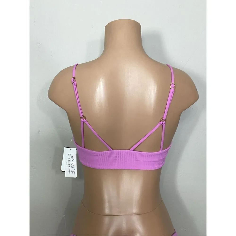 New. L*SPACE v-wire bikini set. Retails $185. Small